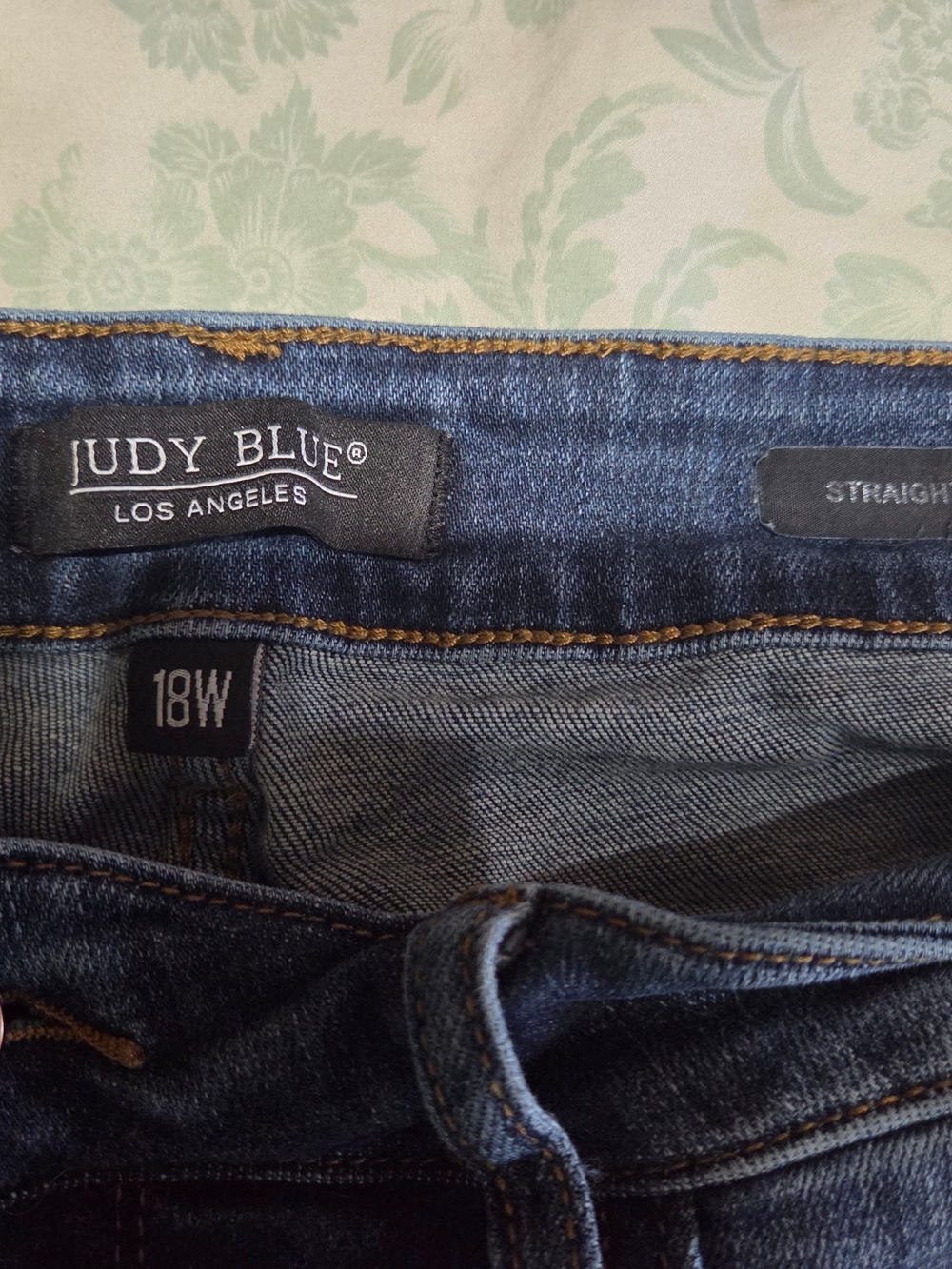 Judy Blue Dark Wash Distressed Ankle Jeans - Picture 6 of 7